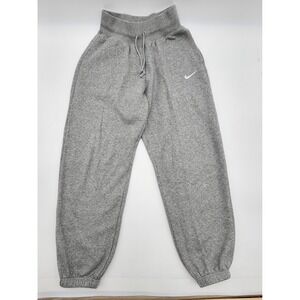 WOMENS HEATHER GRAY NIKE SWEAT PANTS SIZE XS